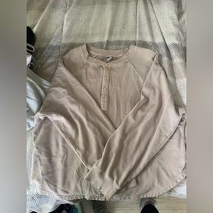 Old navy tan crewneck size large